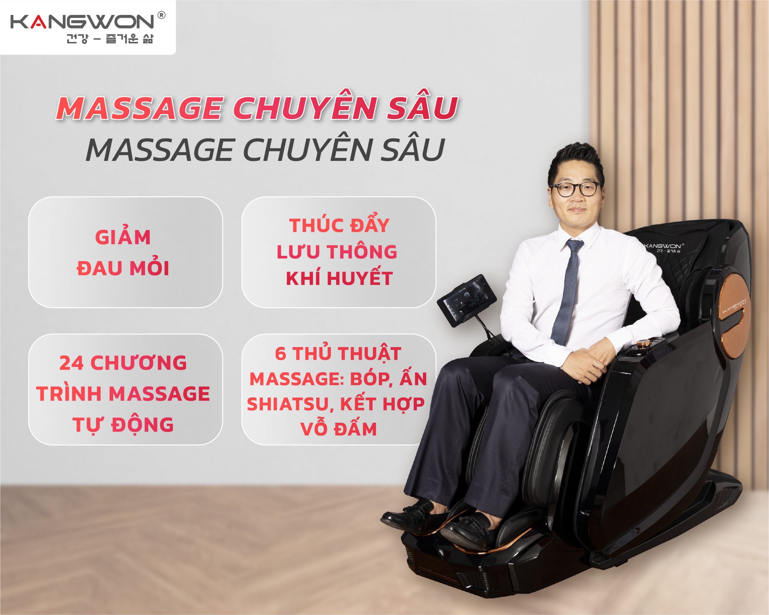 Ghế Massage KangWon Lx-611