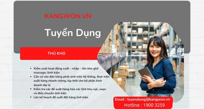 Kangwon Tuyen Dung Nhan Vien Kho