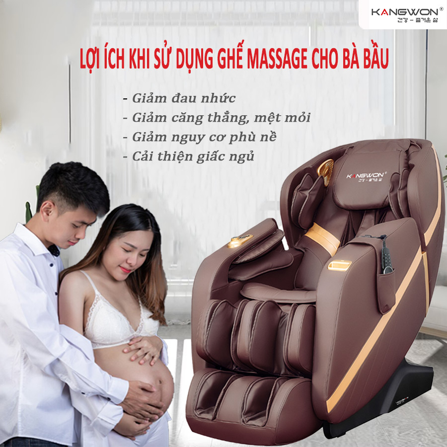 Lợi ích Khi Sử Dụng Ghế Massage Cho Bà Bầu đúng Cách