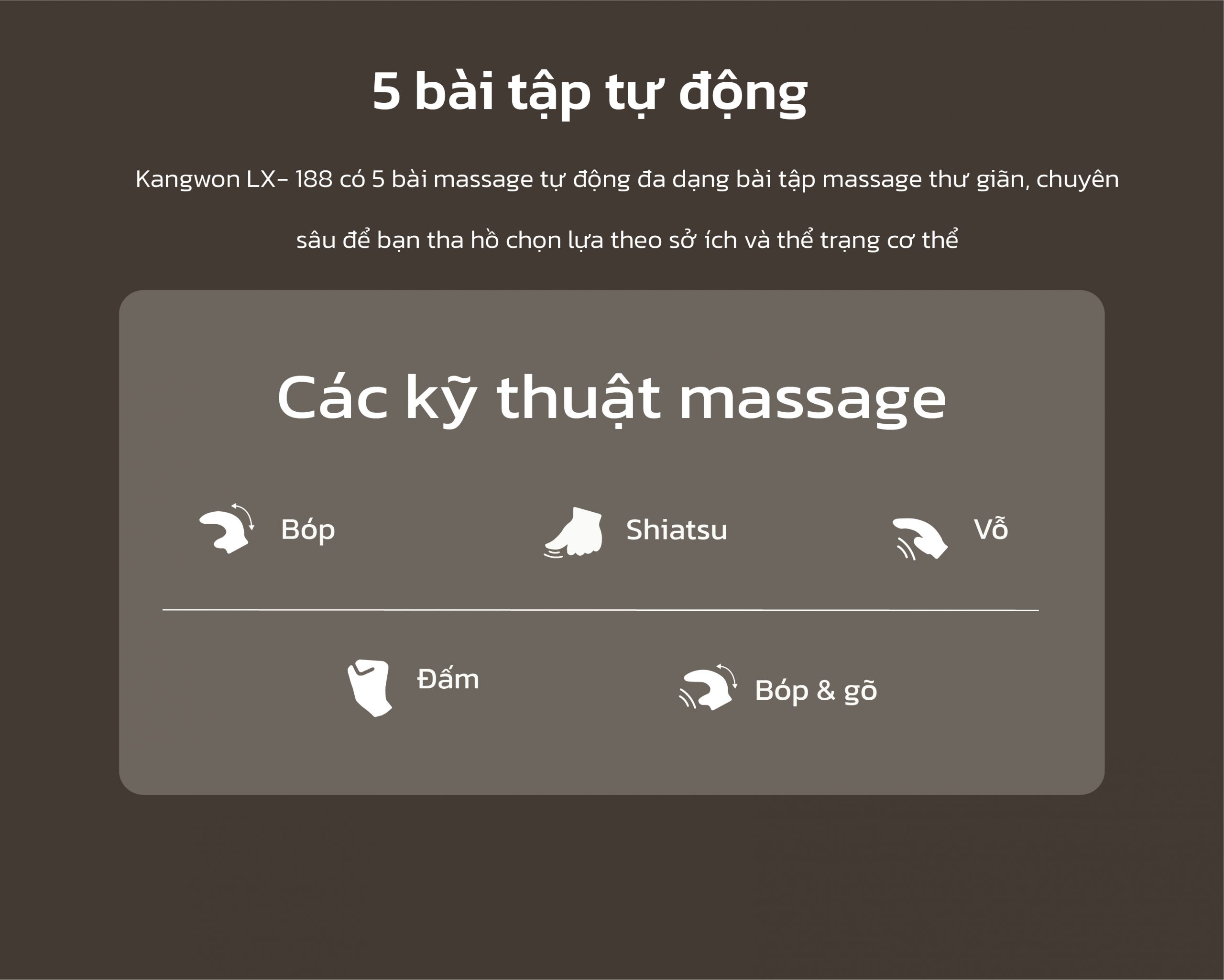 Ghế massage Kangwon LX-188