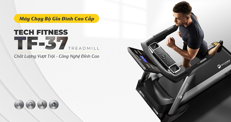 Máy Chạy Bộ Tech Fitness Tf 37 8