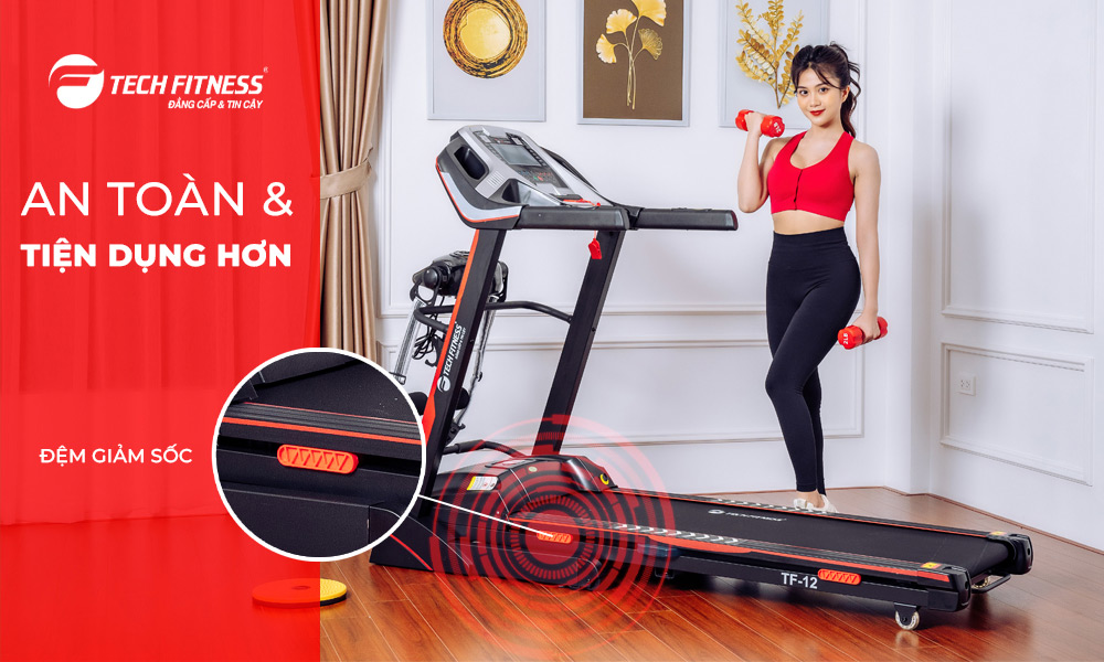 Máy Chạy Boojtech Fitness Tf 12