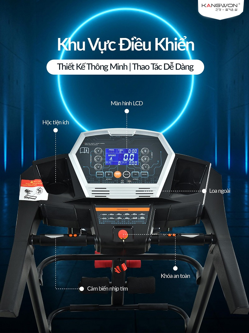Máy Chạy Bộ Tech Fitness Tf 08 Plus 4