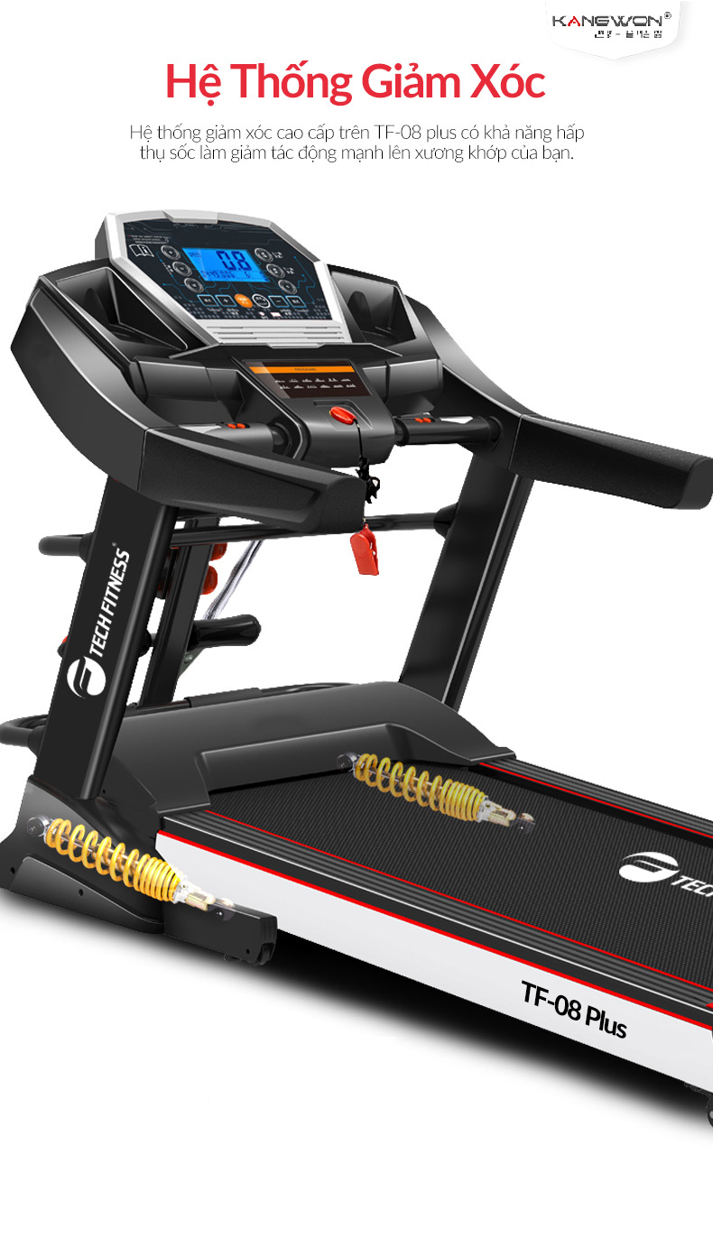Máy Chạy Bộ Tech Fitness Tf 08 Plus 5