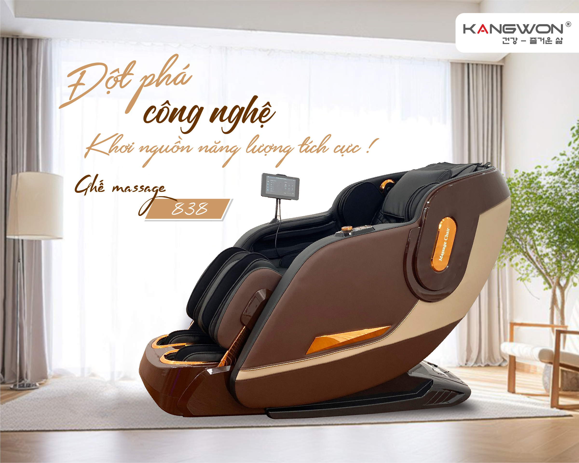 Ghế Massage Kangwon 838