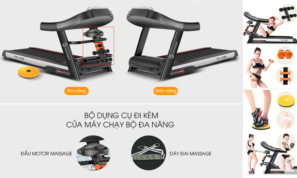 Máy Chạy Bộ đa Năng Tech Fitness Tf 17as Thiết Kế đa Năng Tăng Hiệu Quả Giảm Cân