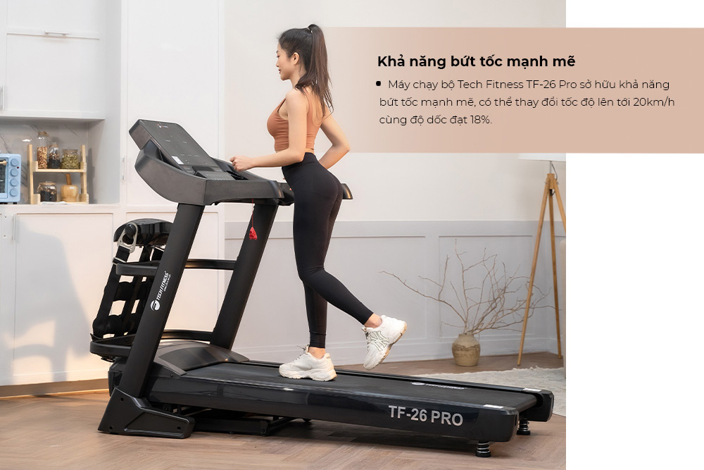 Máy Chạy Bộ đa Năng Tech Fitnesss Tf 26 Pro.1