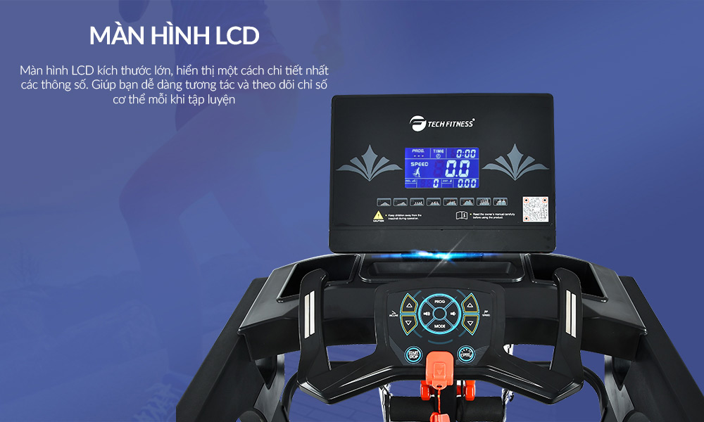 Máy chạy bộ đa năng Tech Fitness TF-18