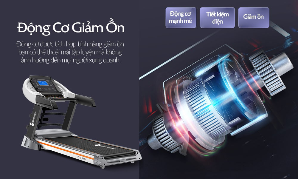 Máy chạy bộ Tech Fitness TF-23 Pro