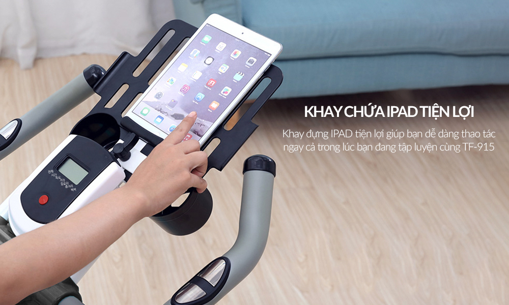 Xe Dap Tap Tech Fitness Tf 915 Khay Chua Ipad Tien Loi