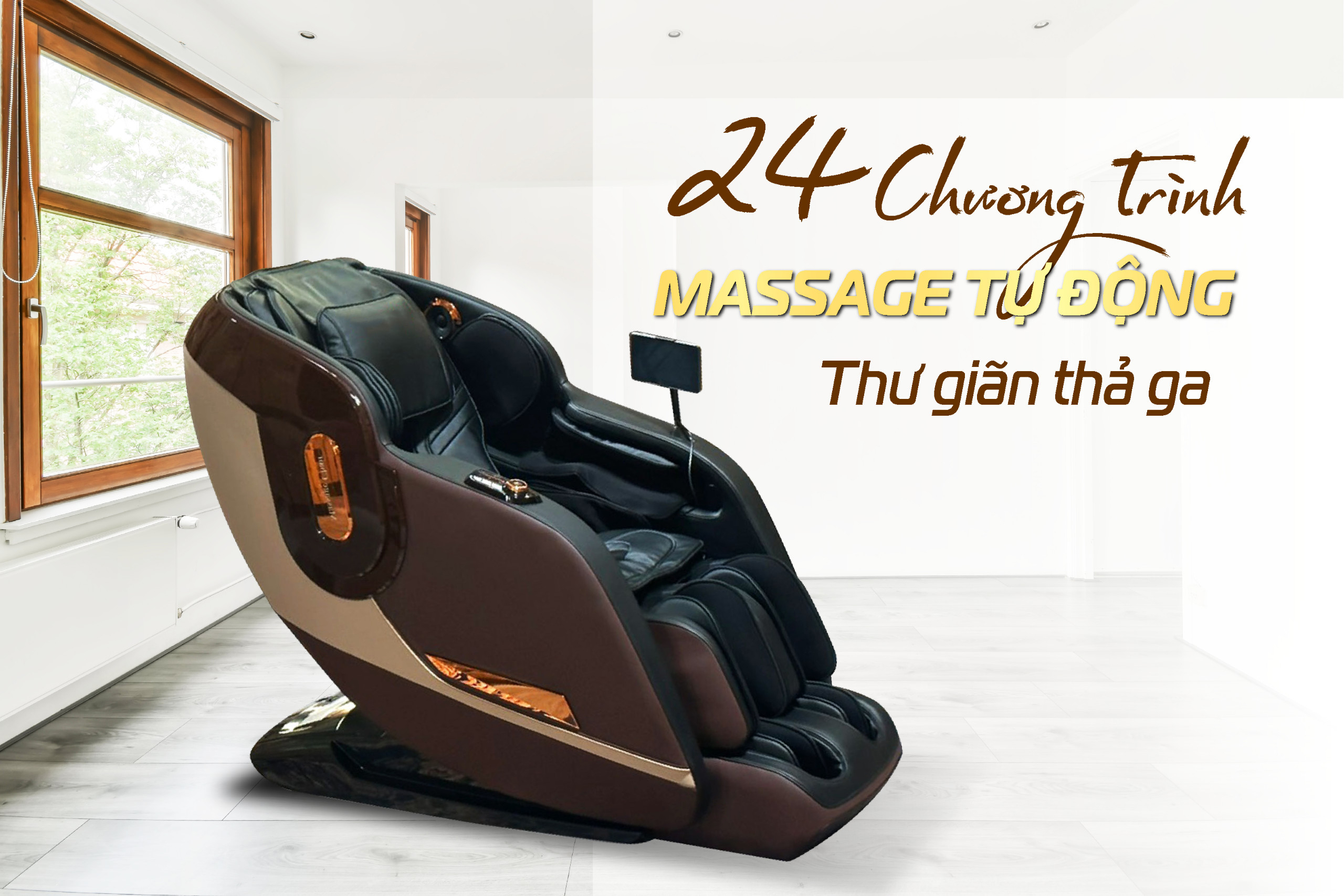 Đa Dạng Chương Trình Massage Trên Ghế Massage Kangwon 828 Cho Người Dùng Tha Hồ Lựa Chọn
