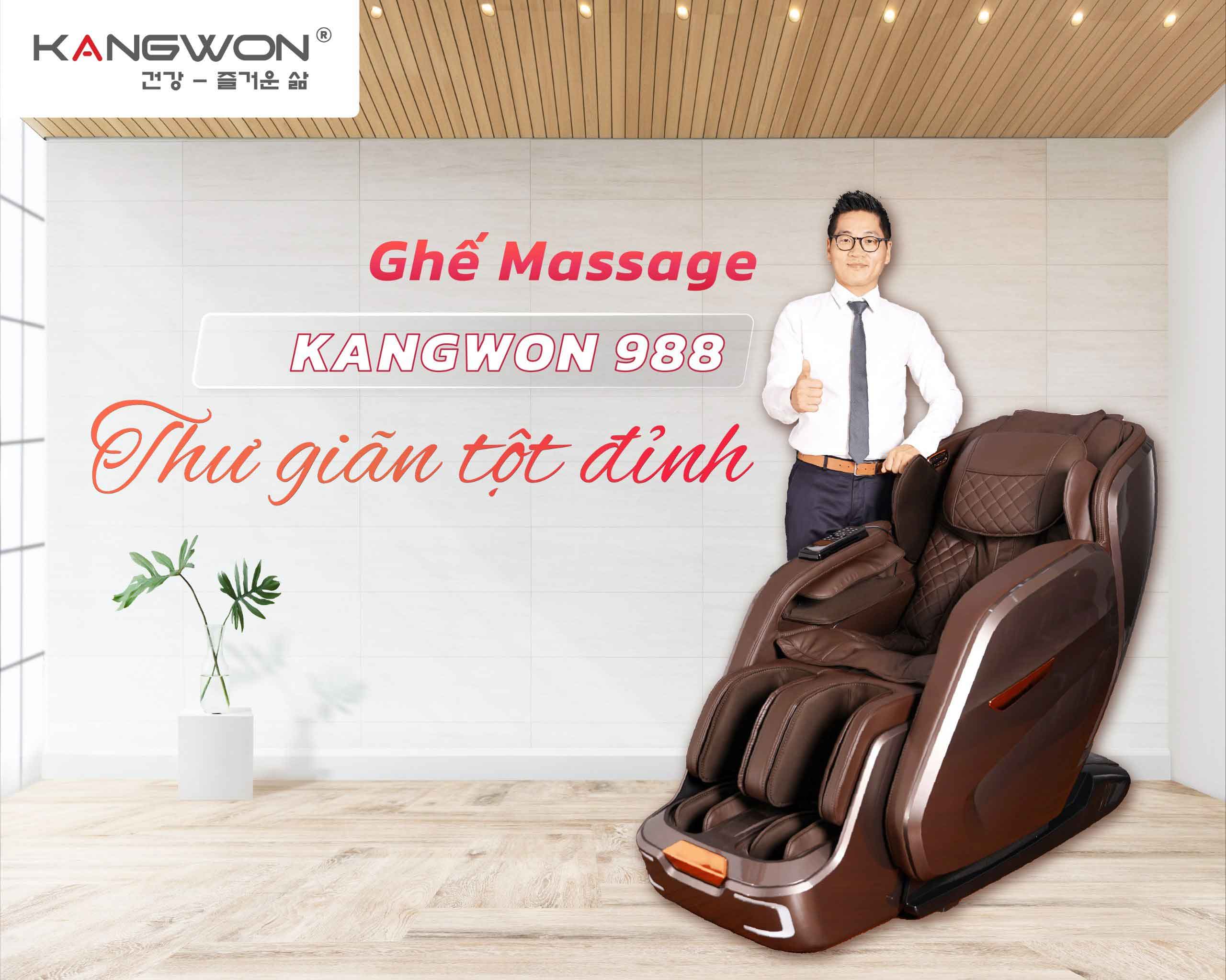 Ghế Massage Kangwon 988 Thư Giãn Tột đỉnh