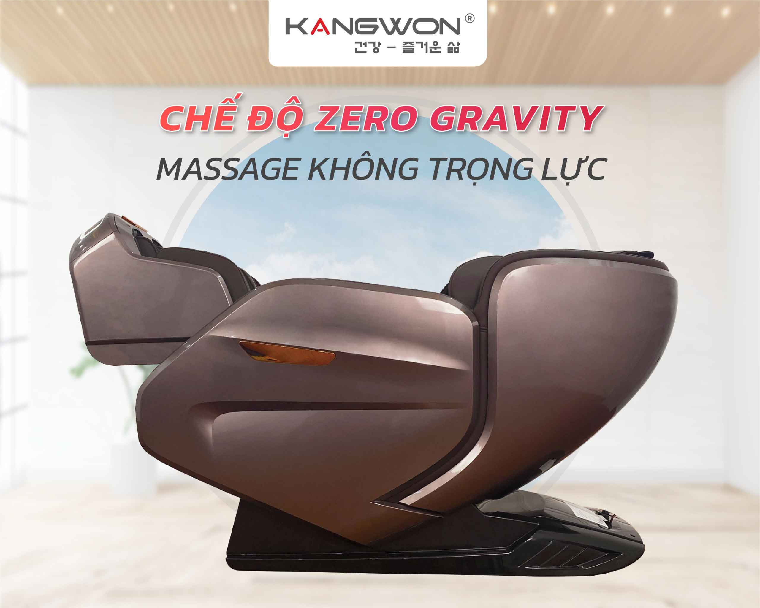 Thư Giãn Tối đa Với Chế độ Massage Không Trọng Lực Trên Kangwon 988