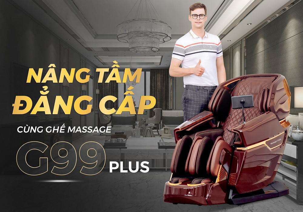 Ghế massage Kangwon G-99 Plus nâng tầm chất lượng sống 